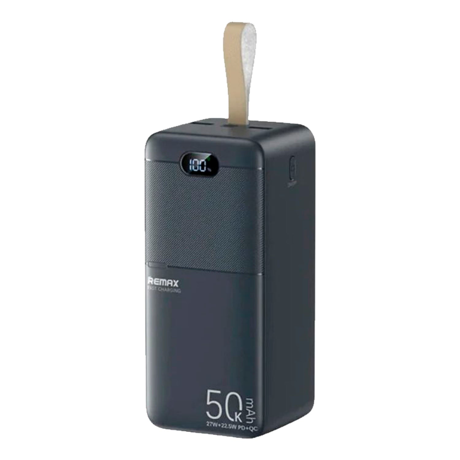 REMAX - Power Bank RPP-117 Gris 50000mAh PD 27W Carga Rápida