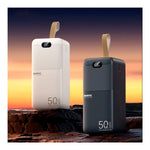 REMAX - Power Bank RPP-117 Gris 50000mAh PD 27W Carga Rápida