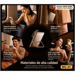 REMAX - Power Bank Magnético MC-01 3 en 1 Silver 10000mAh 15W
