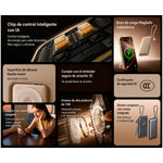 REMAX - Power Bank Magnético MC-01 3 en 1 Silver 10000mAh 15W