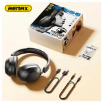 Audífonos Inalámbricos Remax RB-705HB Beige Bluetooth 5.4 con Ranura MicroSD