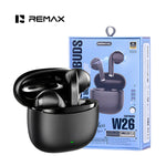 Audífonos Inalámbricos Remax CozyBuds W26 Negro TWS BT V6
