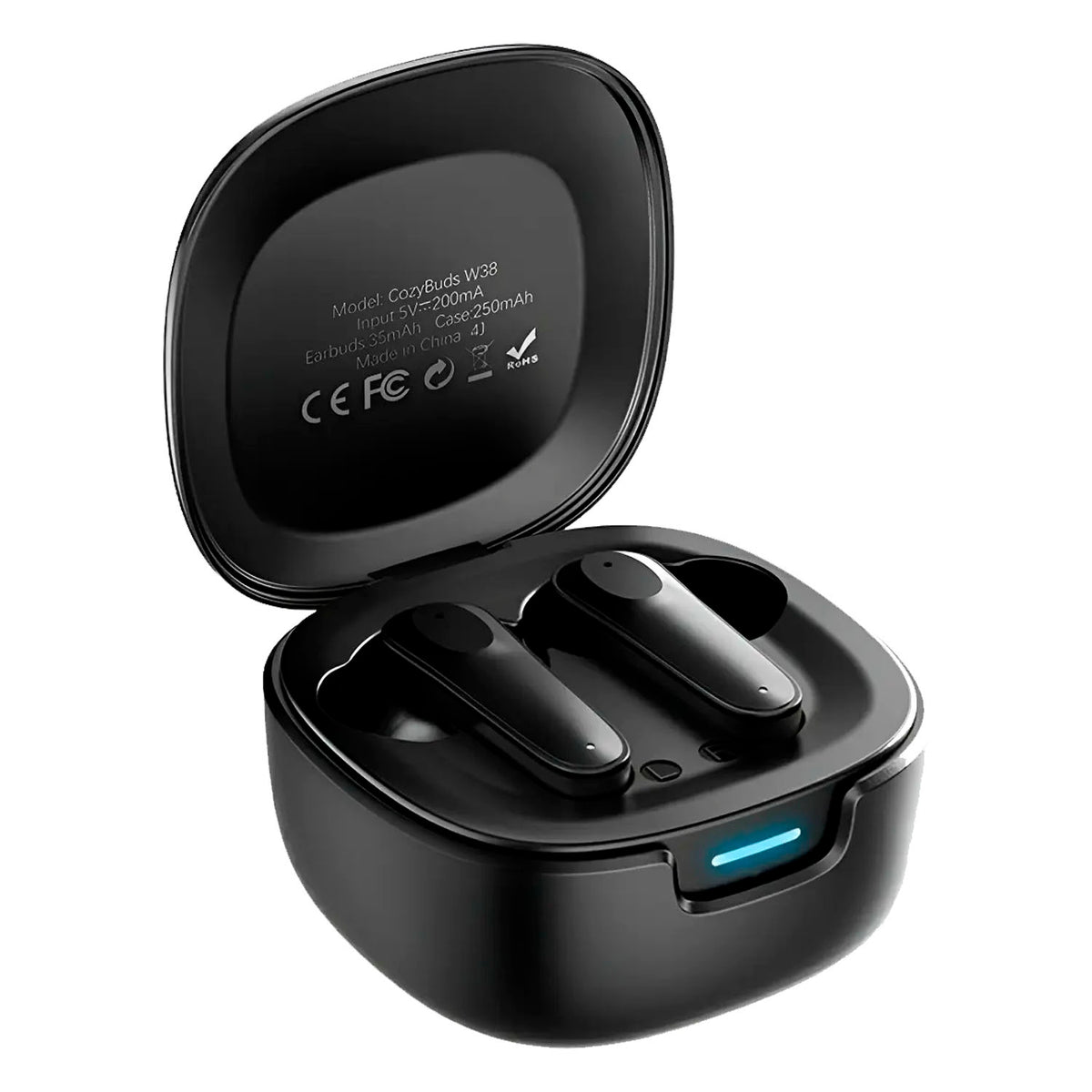 Audífonos Remax CozyBuds W38 Black Bluetooth 5.4