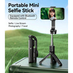 REMAX - Selfie Trípode P16 Negro 80 cm Bluetooth 360°