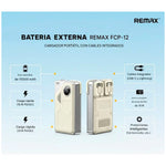 Power Bank Remax FCP-12 Beige 10000mAh 22.5W + PD 20W