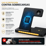 Cargador Inalámbrico Remax RP-W70 22W 3 En 1 Negro