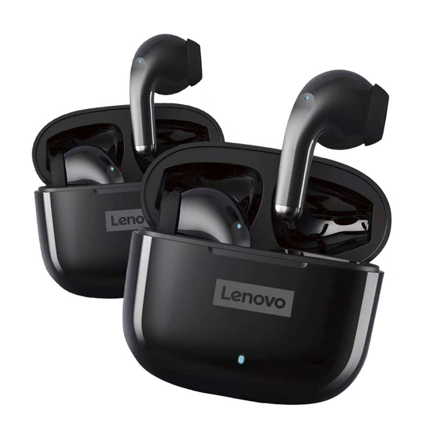 Lenovo - Pack x2 Audífonos LP40 Pro Negro TWS IPX5 Bluetooth 5.1