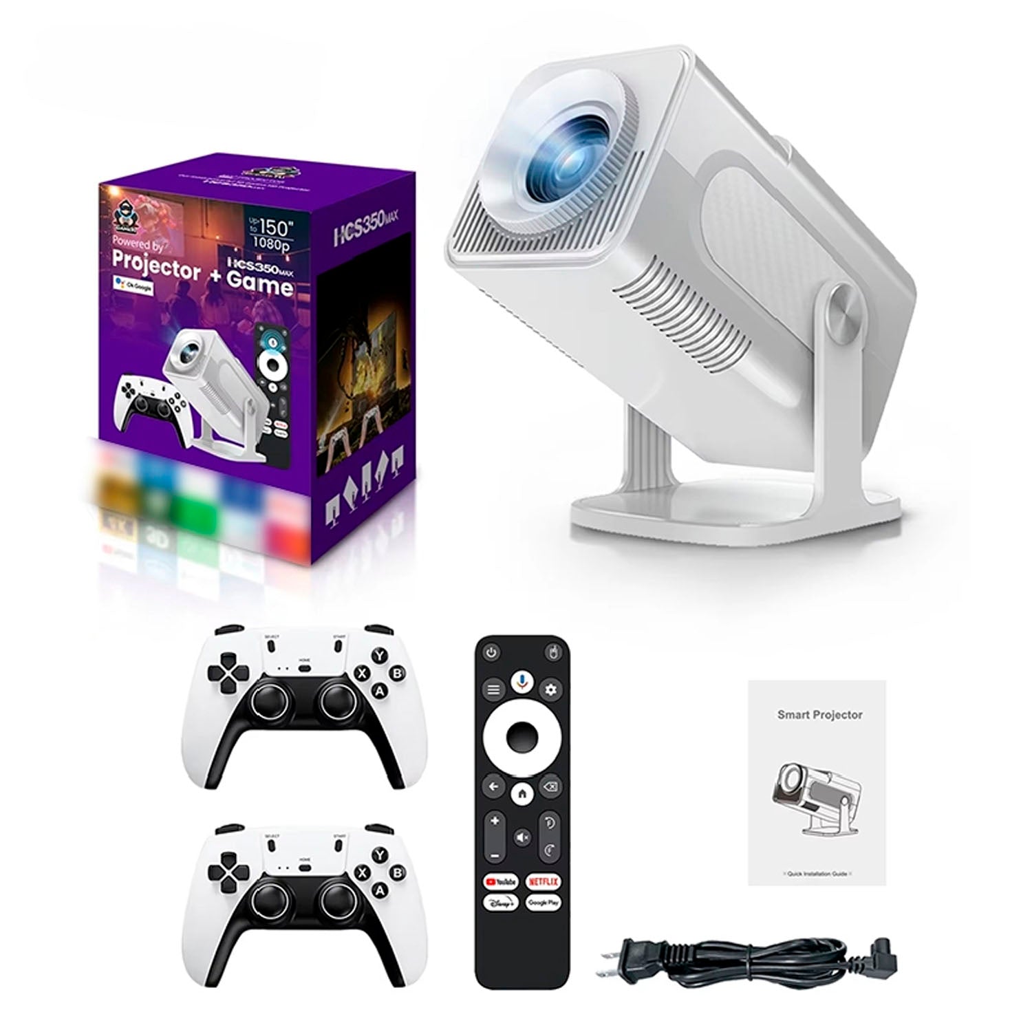 HCS - Proyector HCS350 Max Blanco Full HD 1080P