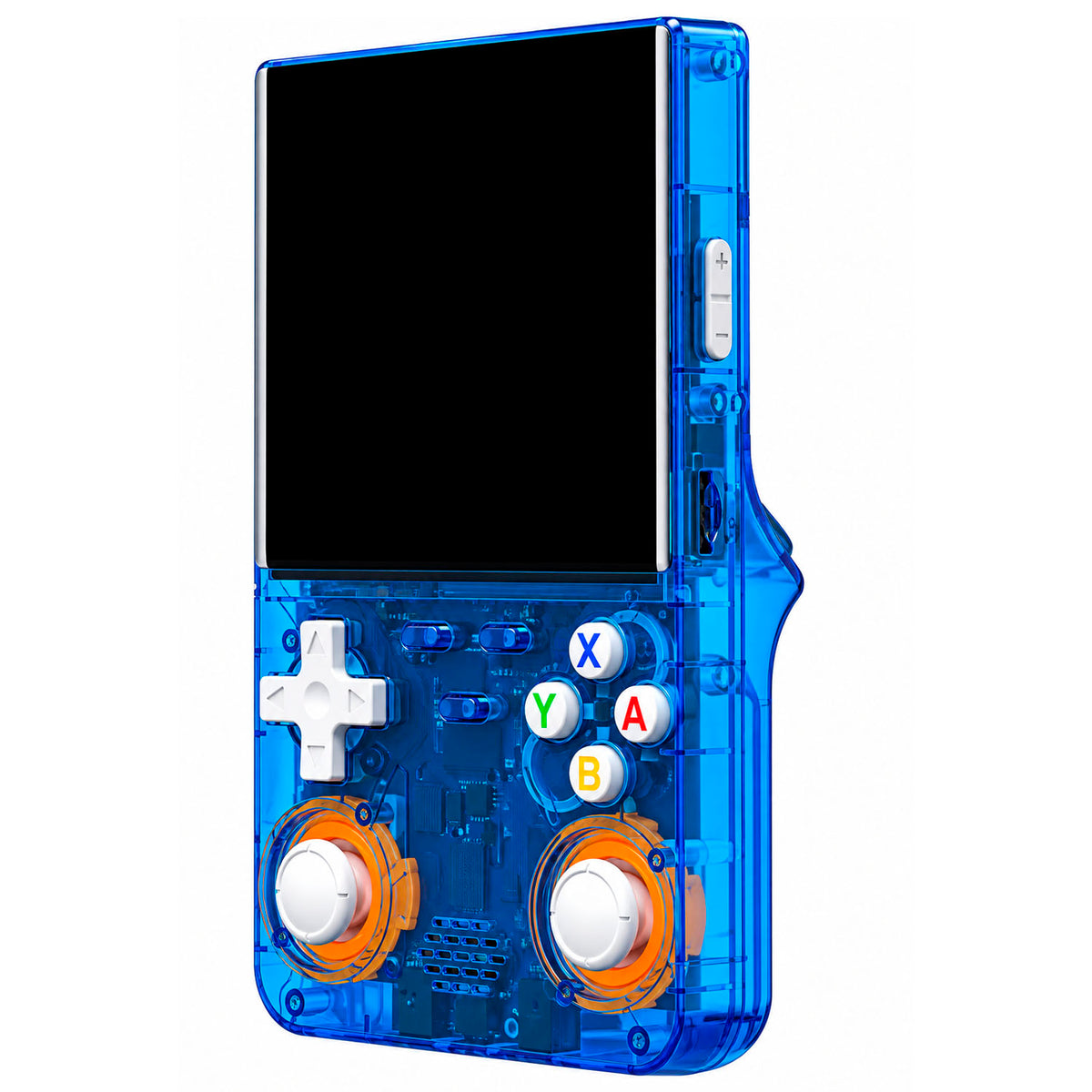 Mini Consola Retro R36 Ultra Azul 64GB + Estuche Negro