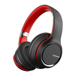 Lenovo - Audífonos HD200 Negro Bluetooth 5.0 Over-Ear